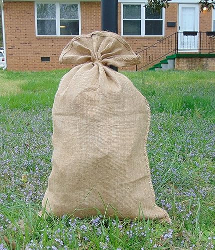 Miniatura 4 de Paquete de 12 bolsas de arpillera grandes de alta calidad, bolsa de café de 24 x 40 pulgadas, bolsa de papa, raza de saco, saco de preservación de
