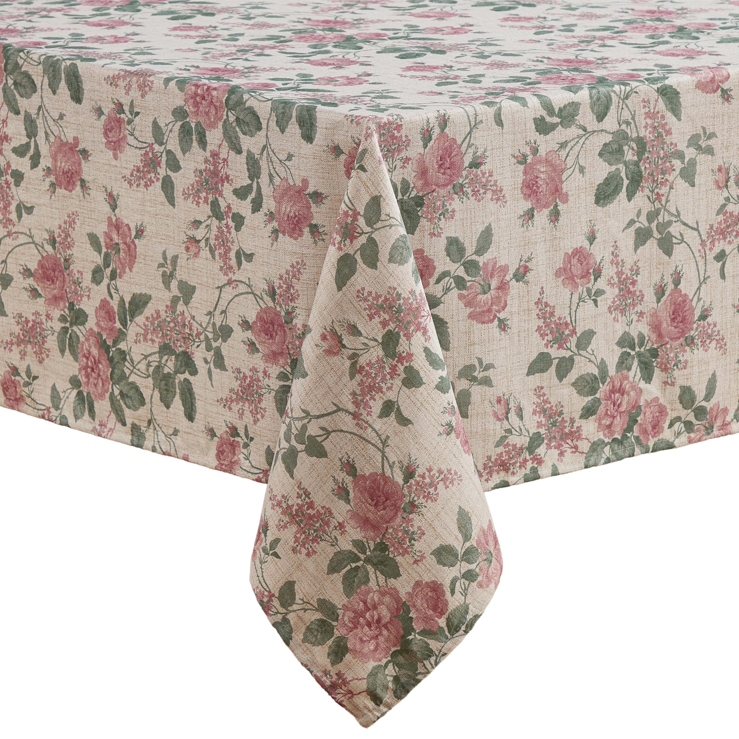 Amazon｜Laura Ashley テクスチャードフェイクリネンテーブルクロス