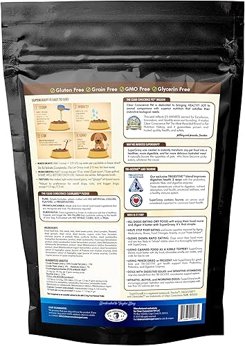 Miniatura 2 de SuperGravy PAW jus  Decoración natural para perros  Mezcla de alimentos para caldo de hidratación  Grado humano  Condimento para croquetas para