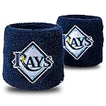 Franklin Sports MLB Tampa Bay Rays Team Wristbands