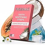 PERSMAX Teeth Whitening Strips for Sensitive Teeth Enamel Safe Smile Whitening Kit, 28 Strips 14 Treatments, No-Slip Remove Coffee Wine Smoking Stains Professional