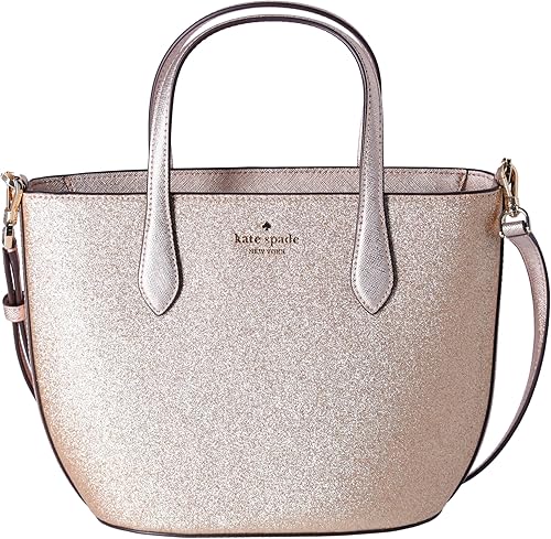 Kate Spade Glitter Glimmer - Bolso cruzado con cremallera pequeña