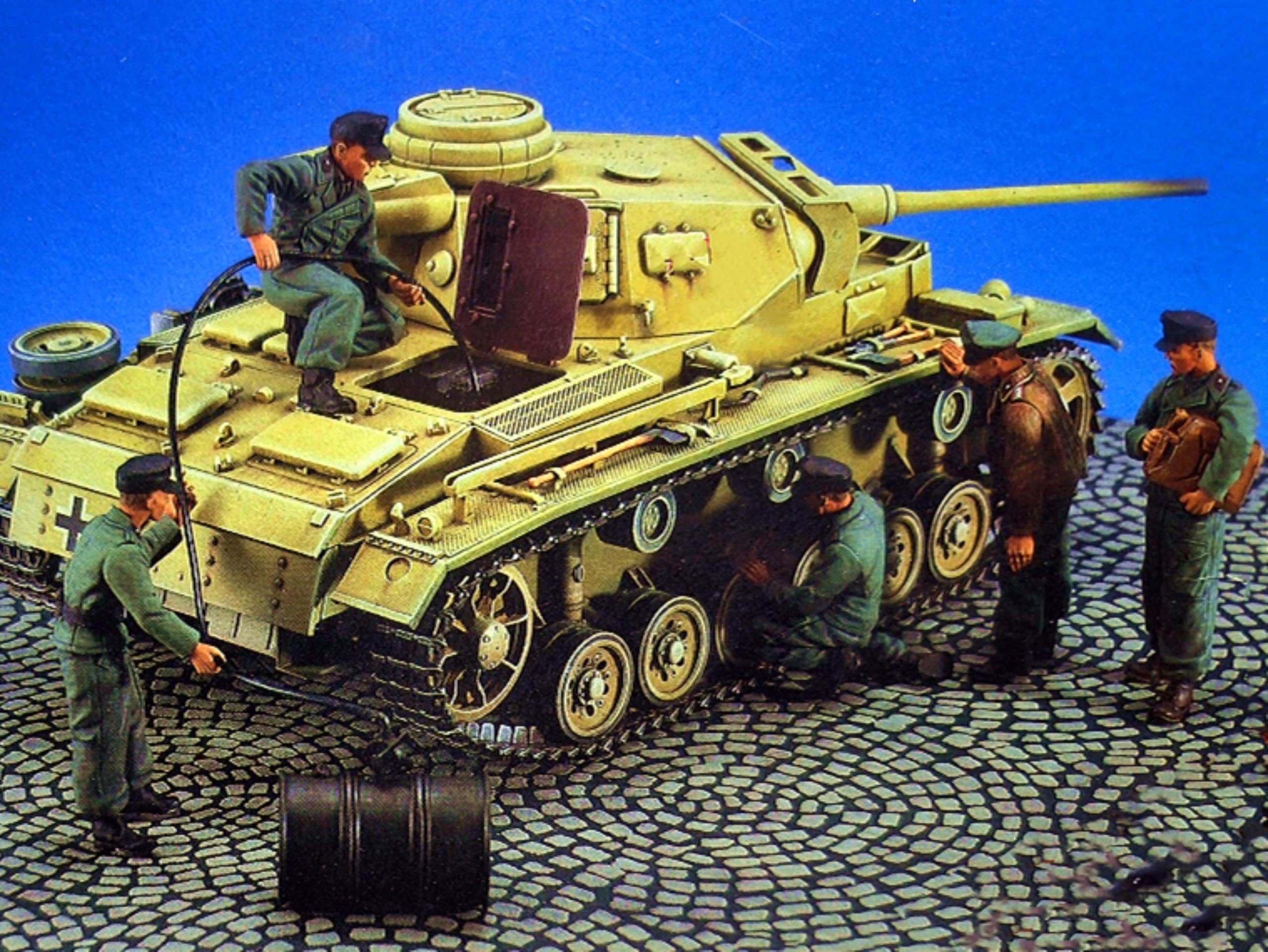 TRUEGRIS 1/35 WWII German Tank Soldier Resin Model Kit Unpainted and Unassembled (5 people, no tank) //k5w2J19