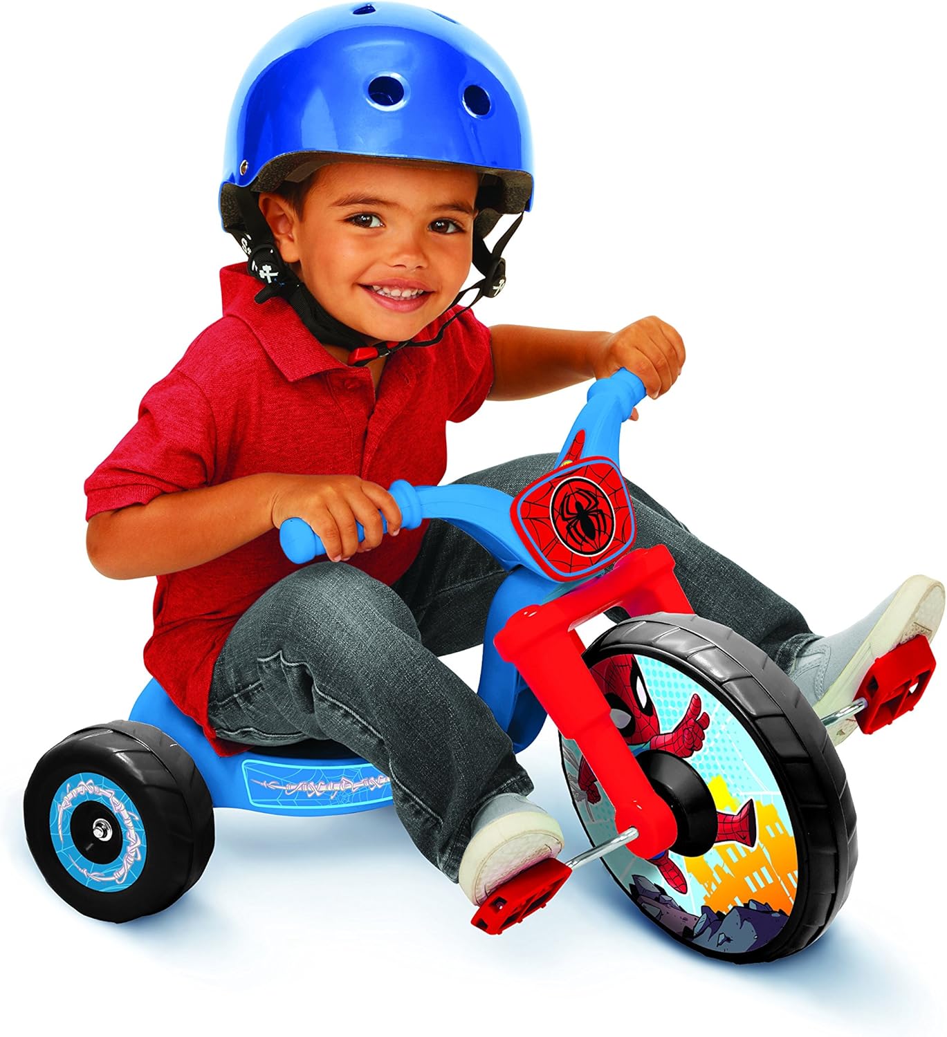 SpiderMan Adventures 10" Fly Wheels Junior Cruiser RideOn