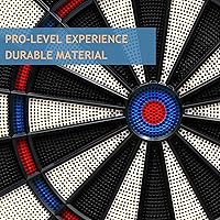 Vista 7 de Electronic Dartboard 34 Games 355 Variations with 12 Darts Illuminated Dartboard Dart Storage for 12 Darts