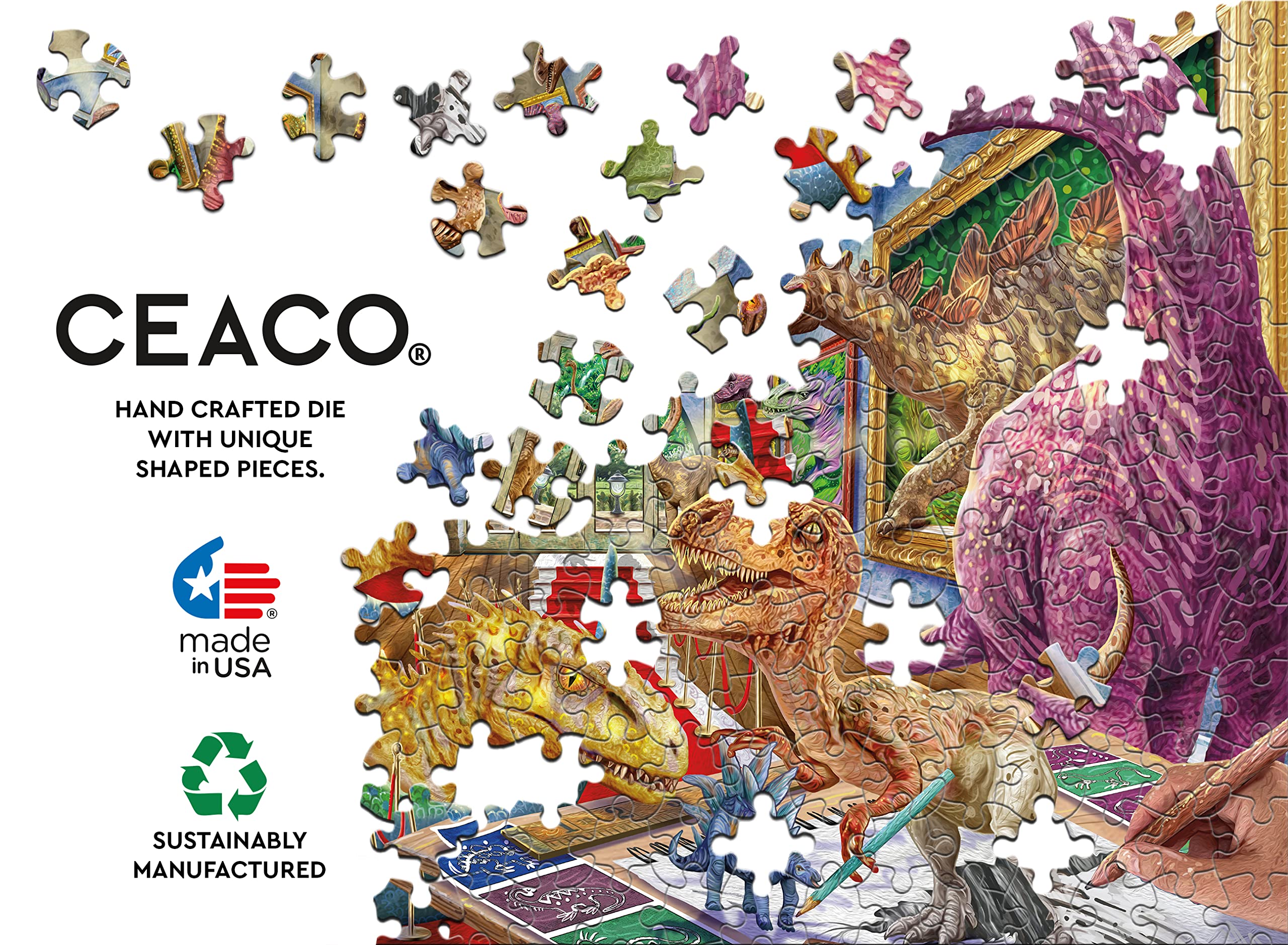 Ceaco - Steve Sundram - Museum Mayhem - Puzzle da 2000 pezzi