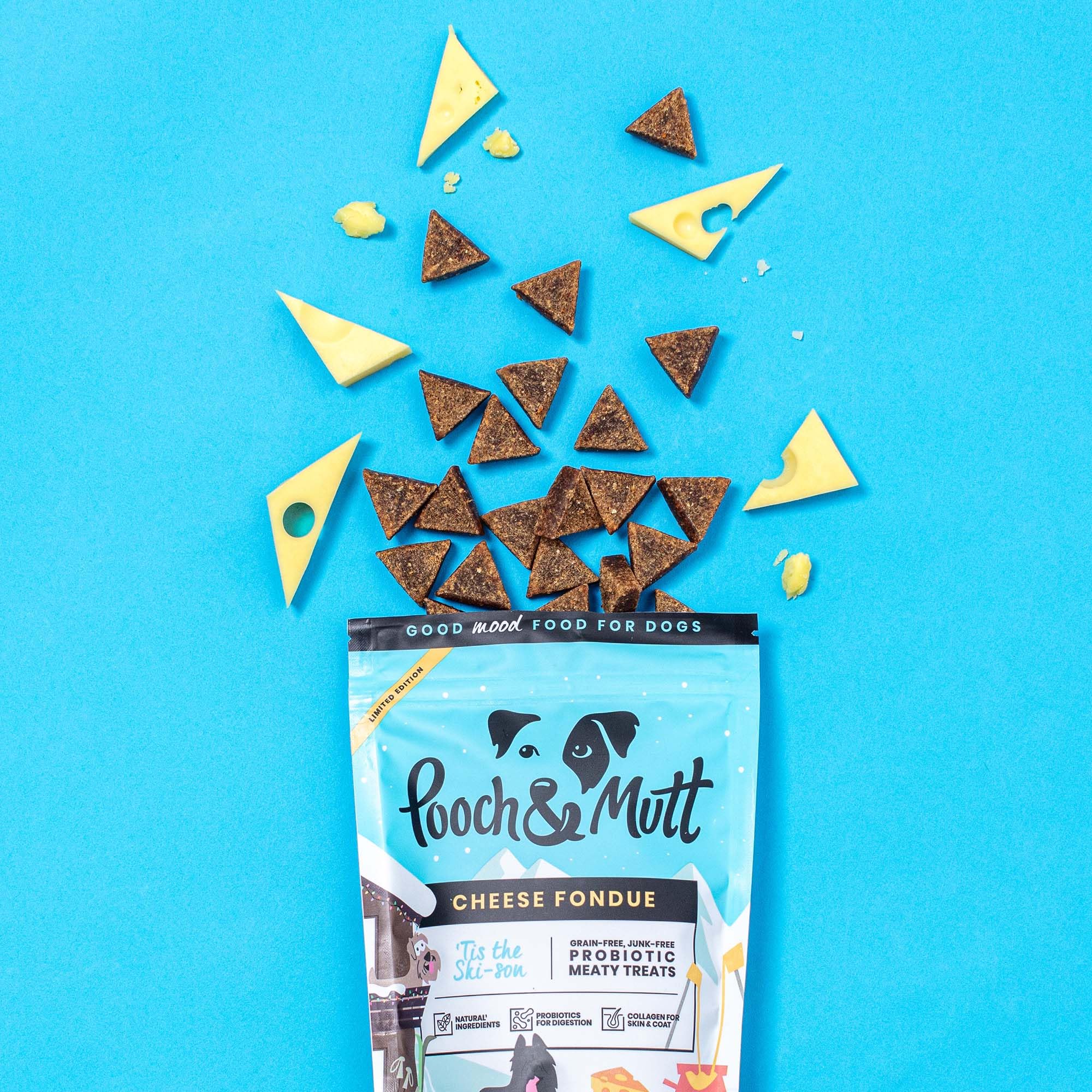 Pooch & Mutt - Cheddar Cheese Meaty Treats, Dog Treats Grain Free, Digestive Friendly and Vegan, Pack of 7x120g (packaging may vary) - Image 3