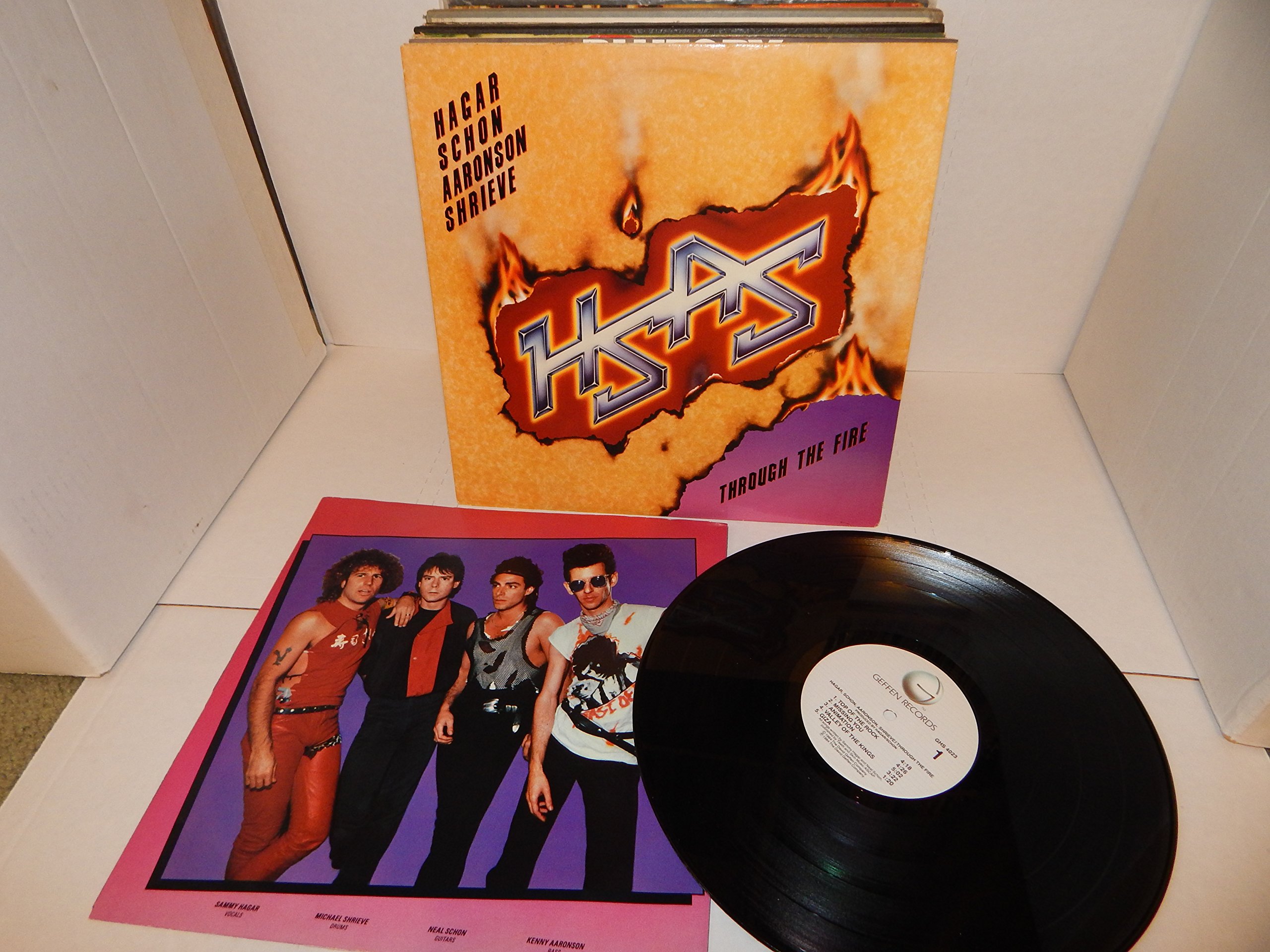 Amazon.com: Through The Fire Hagar, Schon, Aaronson and Shrieve/HSAS