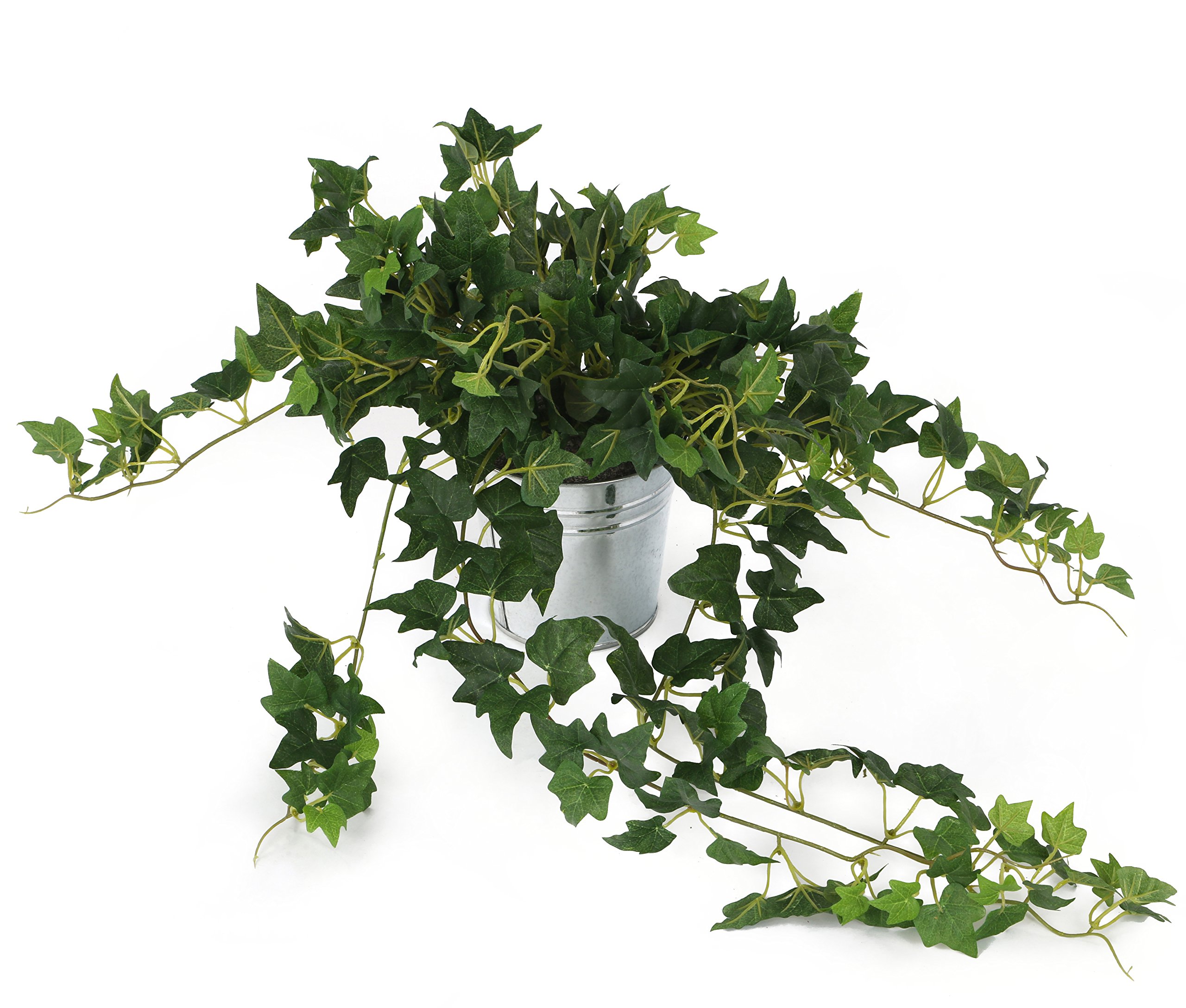 Closer2Nature Artificial 57cm English Ivy Climbing Plant Green, Fake Ivy Vine Decoration Plants for Indoors in Home, Kitchen, Lounge and Office or Outdoor Foliage in Garden - Pot Not Included
