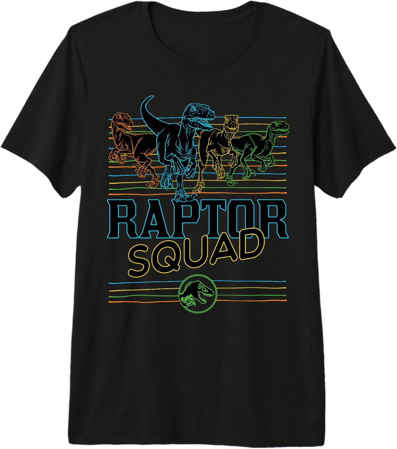 Jurassic World: Camp Cretaceous Raptor Squad Premium Tri-blend T-Shirt
