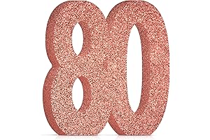 80th Birthday Decorations for Women: Celebrate Gracefully in Rose Gold
