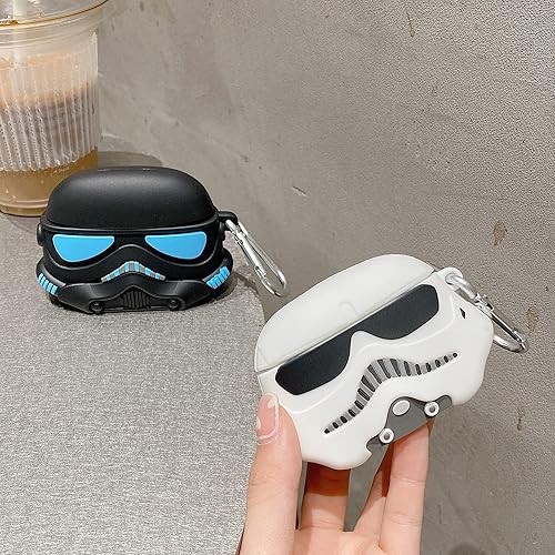 Miniatura 8 de HENJI Funda de PVC para Beats Studio Buds, 3D de dibujos animados geniales con llavero, funda protectora de auriculares para Beats Studio Buds