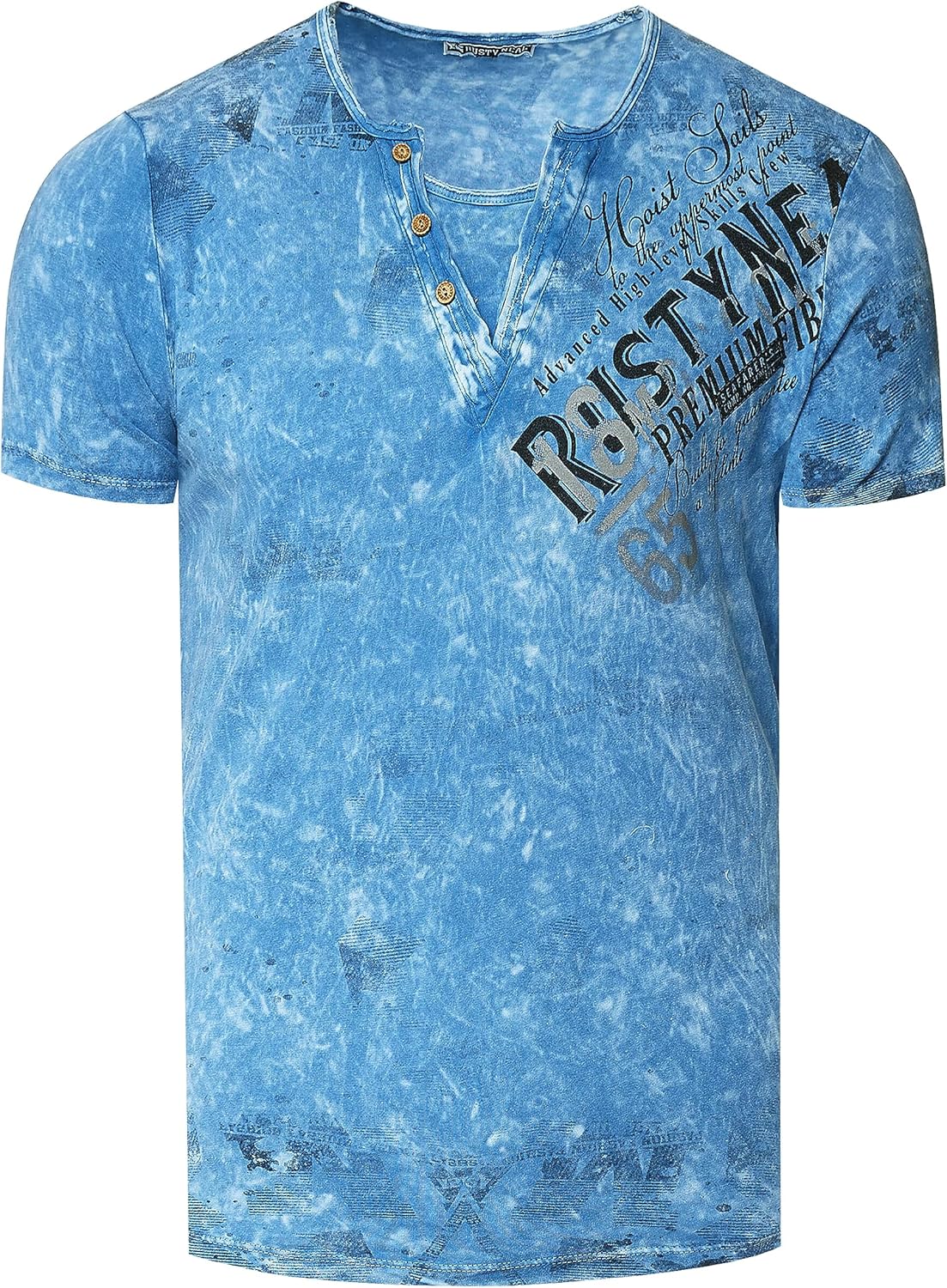 T Shirt Heren Verwassen Used Look Zijdelingse Logo Print Ronde Hals Met Knoopsluiting V Optiek 240 Grijs L 2872449934 T Shirt Heren Verwassen Used Look Zijdelingse Logo Print Ronde Hals Met Knoopsluiting V Optiek 240 Grijs L 2872449934