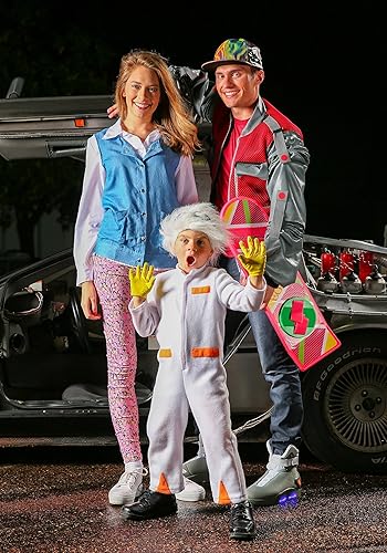 Miniatura 6 de Fun Costumes Zapatos para adultos Light Up Back to the Future 2 II con carga y correas ajustables, con licencia oficial