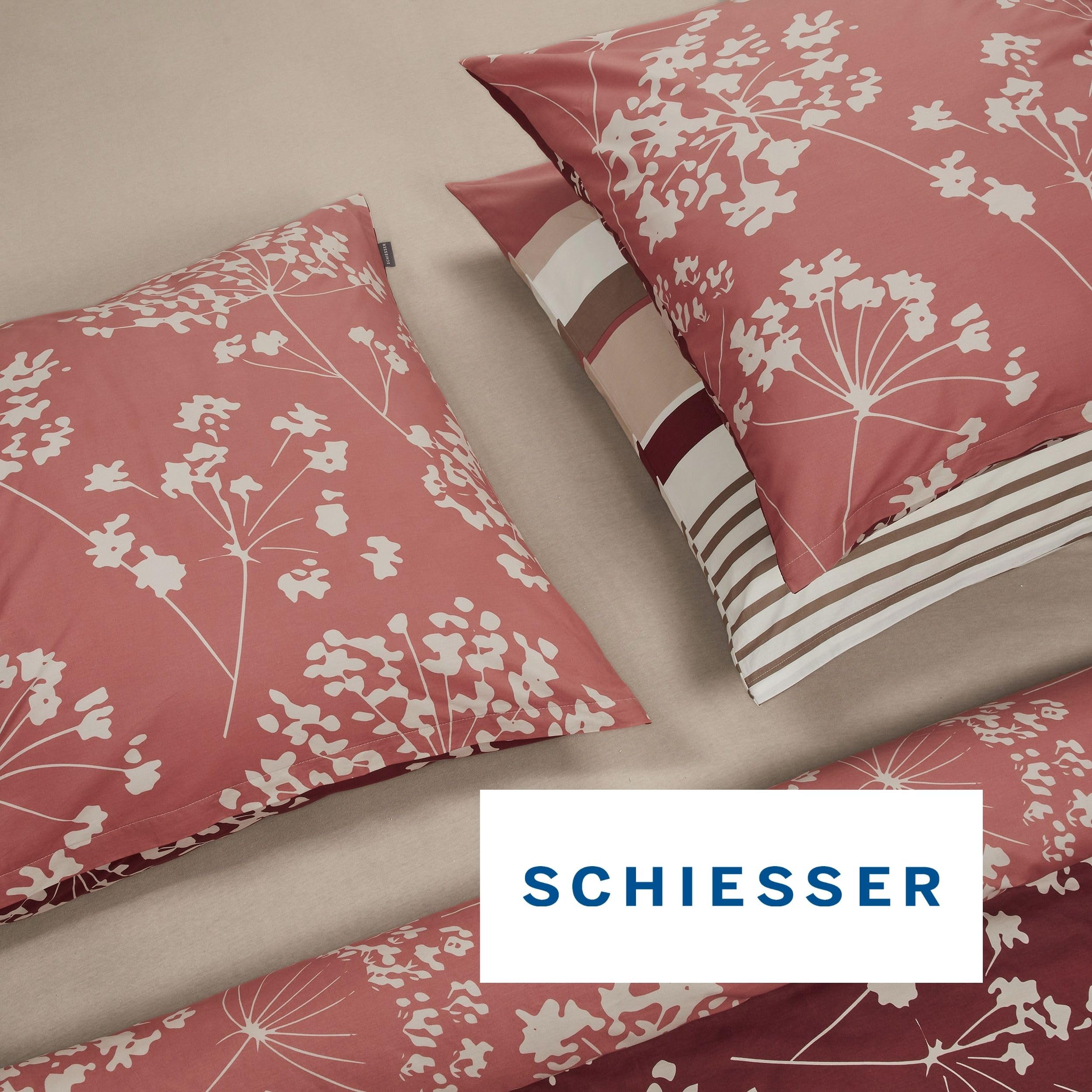 Schiesser Spannbettlaken Elli - 97/3-180 x 200 cm - Helltaupe