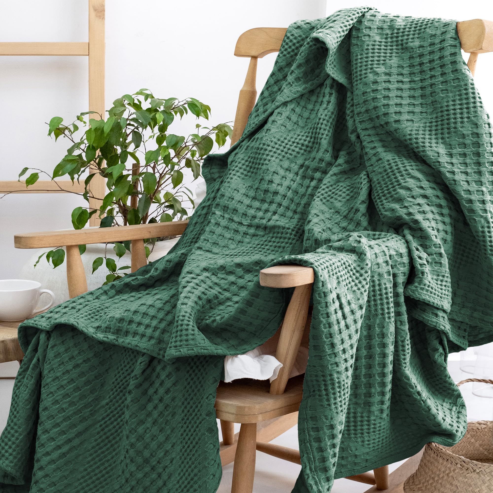Milam London Soft Throw Blanket, Green, 120 x 180 cm - Image 2