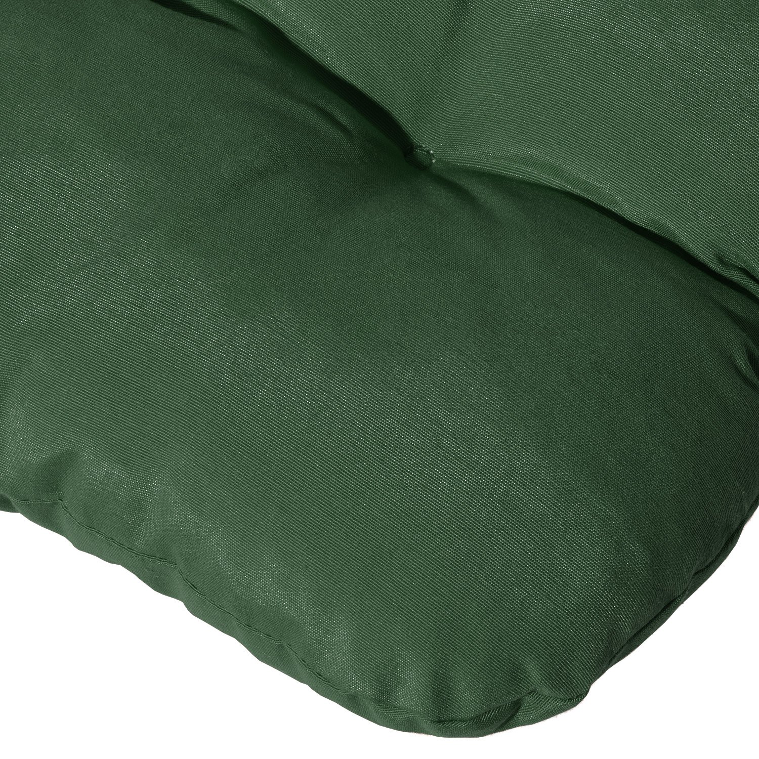 Beautissu 2er Set Niedriglehner Auflagen Stuhlauflage für Gartenstühle | 100x50x8cm Dunkelgrün Sitzkissen Niederlehner Sitzauflagen Stuhlkissen Gartenpolster Kissen Flair NL