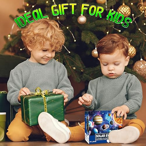 Vista 7 de Rompecabezas Jumbo de Piso para Niños de 4 a 8 años, Rompecabezas de Sistema Solar, Rompecabezas de 48 Piezas de Espacio Grande para Niños Pequeños