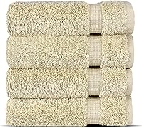 Vista 79 de Chakir Turkish Linens - Toallas turcas de 100% algodón, suaves y absorbentes (4 paños, color gris)