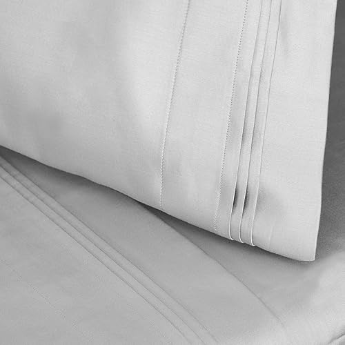 Vista 48 de Superior Juego de funda de almohada de algodón egipcio de 1500 hilos, color rosa empolvado Rosa empolvada