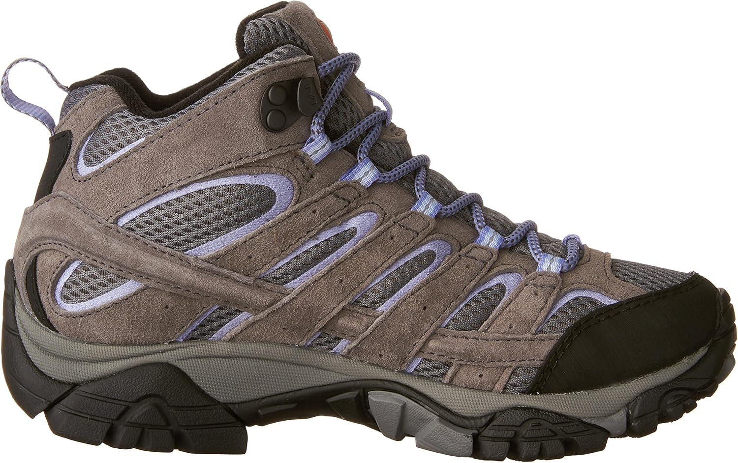 Merrell Women's Moab 2 Mid Waterproof Hiking Boot 6.5 Grey/Periwinkle