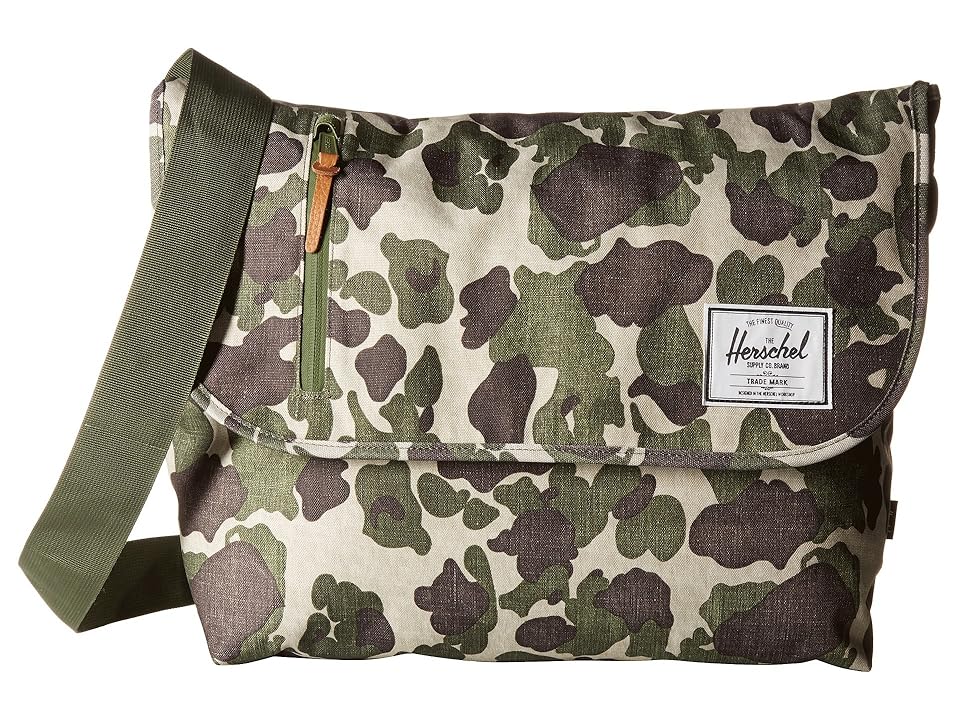 

Herschel Supply Co. Odell (Frog Camo) Messenger Bags, Red