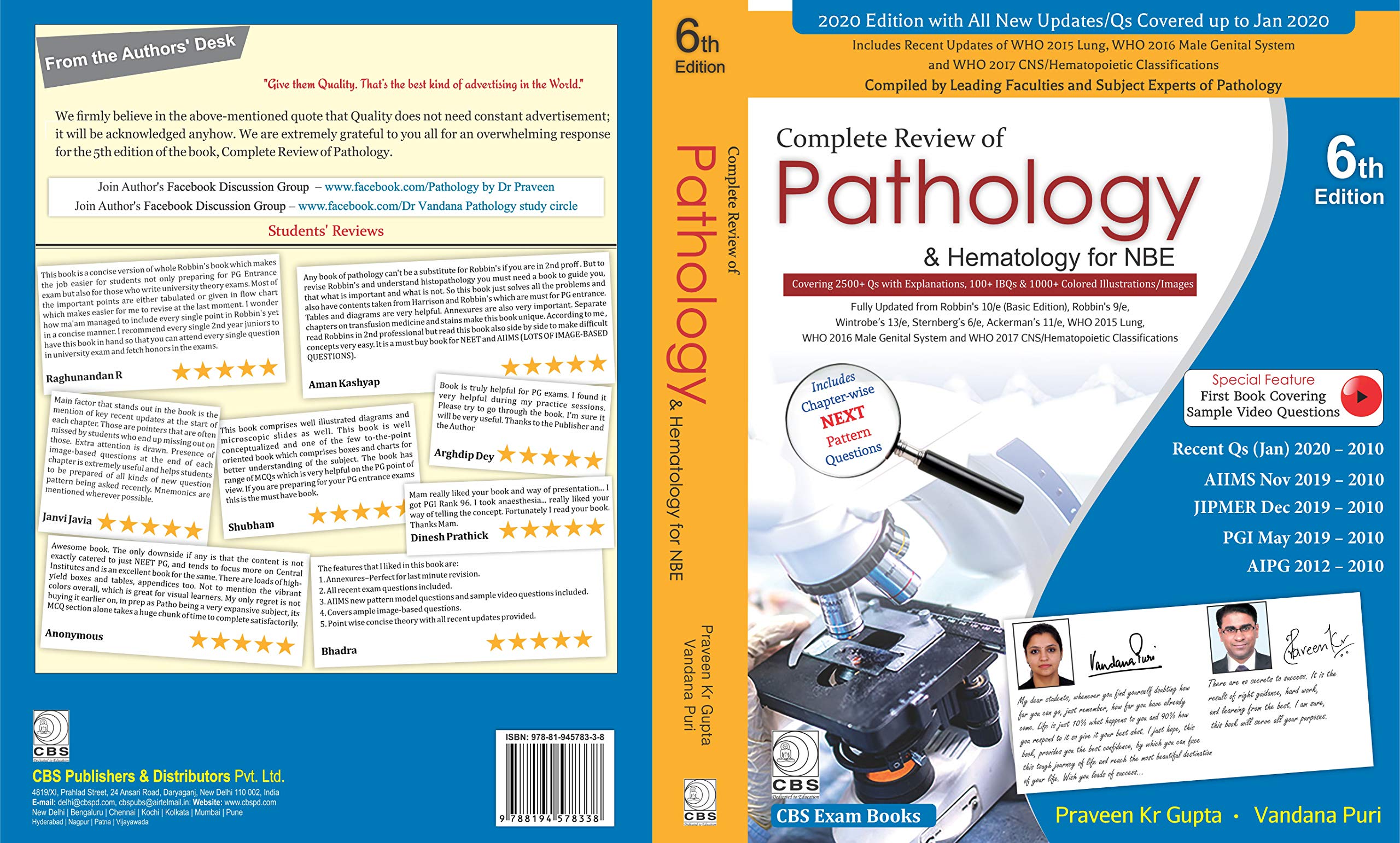 Complete Review of Pathology & Hematology for NBE 1