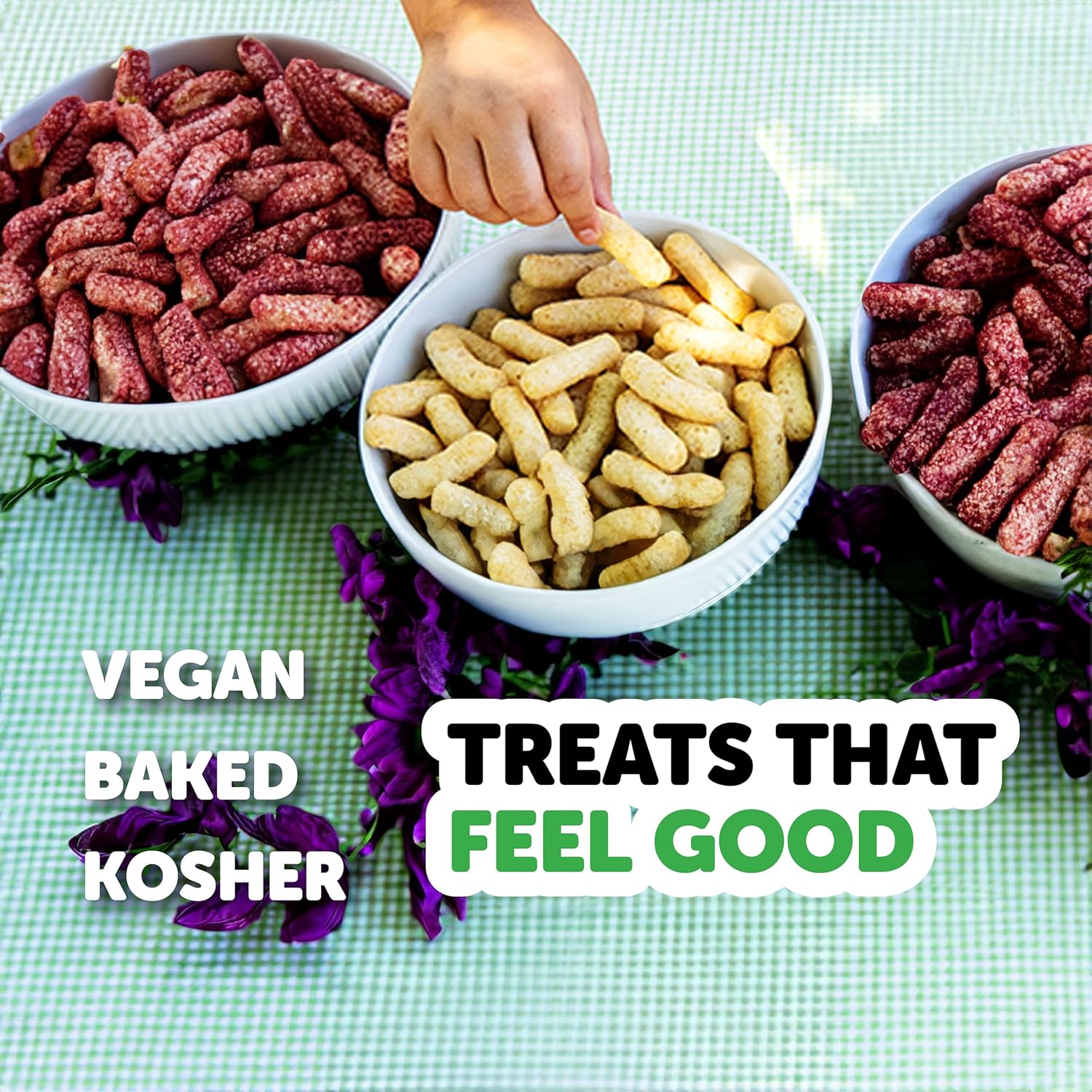 Vegan Rob's Cauliflower Puffs Clean & Sustainable with a Great Veggie Taste - Plant-Based & Gluten Free Healthy Snacks for Kids & Adults - 4 Count (3.5 Ounce)