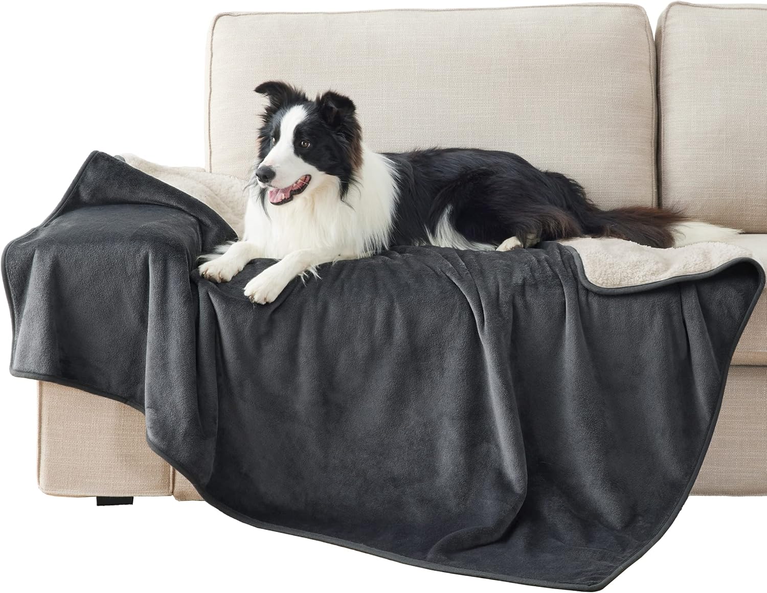 KOLZEMV Hundedecken 2er-Set - Wasserdichte Sofaschutz 60x40cm