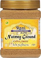 Vista 10 de Rani Nuez moscada (Jaiphul) Polvo molido para especias de 3 oz (85 g) Tarro de PET ~ Todo natural Vegano Apto para gluten Sin OMG Kosher