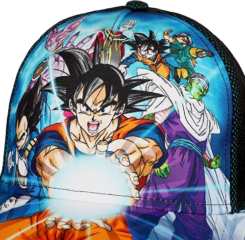 Miniatura 5 de Gorra de Dragon Ball Z para niños y niñas con estampado completo, DBZ