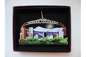 Denver Colorado Brass Christmas Ornament: A Timeless Holiday Keepsake