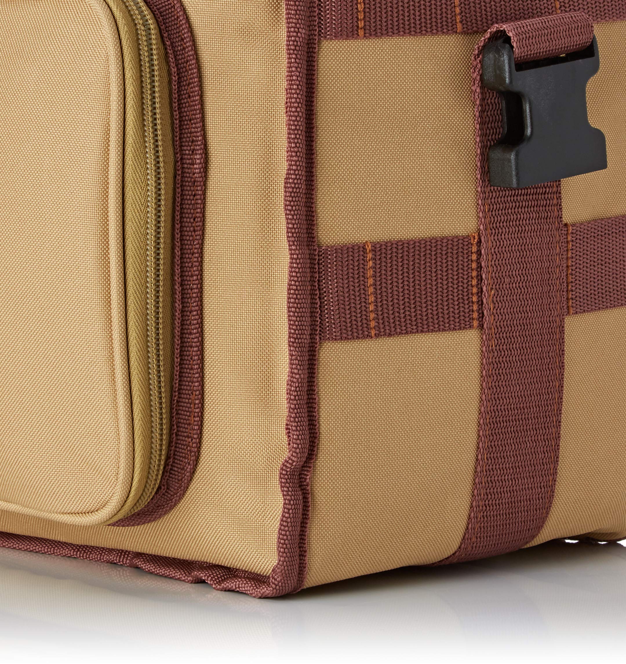 Gima - Borsa Medica Utility Vuota per Personale Sanitario, Porta Strumenti Medici e Medicinali, Poliestere Impermeabile, Divisori, Tasche, Elastici, Borsetta staccabile, Beige, Misura 36x22xh 25 cm