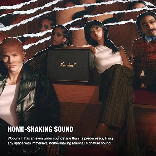 Miniatura 2 de Marshall Woburn III - Altavoz inalámbrico Bluetooth, color negro