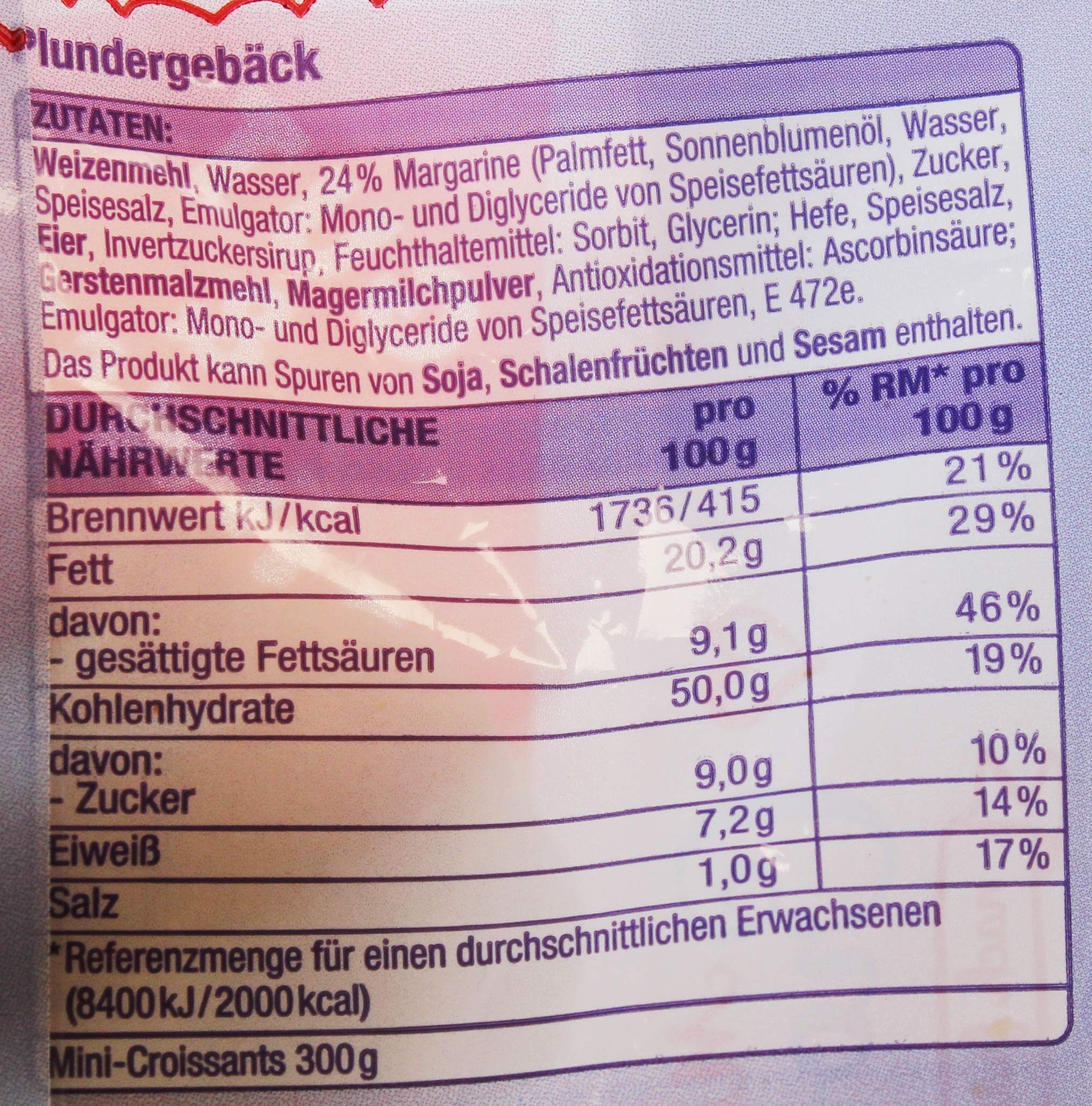 Gut & Günstig mini Croissants, 8er Pack (8 x 300g)