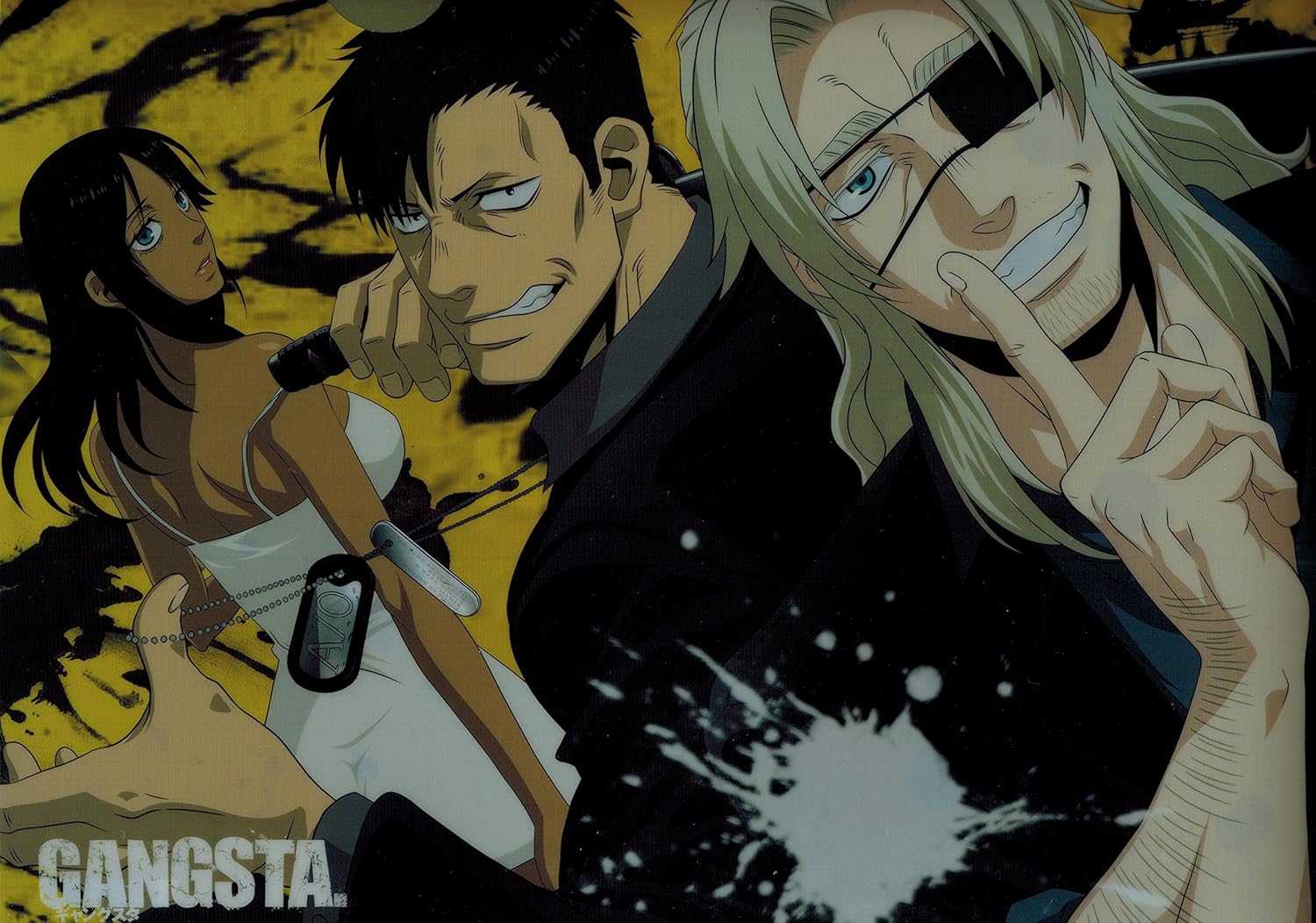 Amazon Gangsta ギャングスタ クリアファイル アレックス ニコラス ウォリック アニメ 萌えグッズ 通販