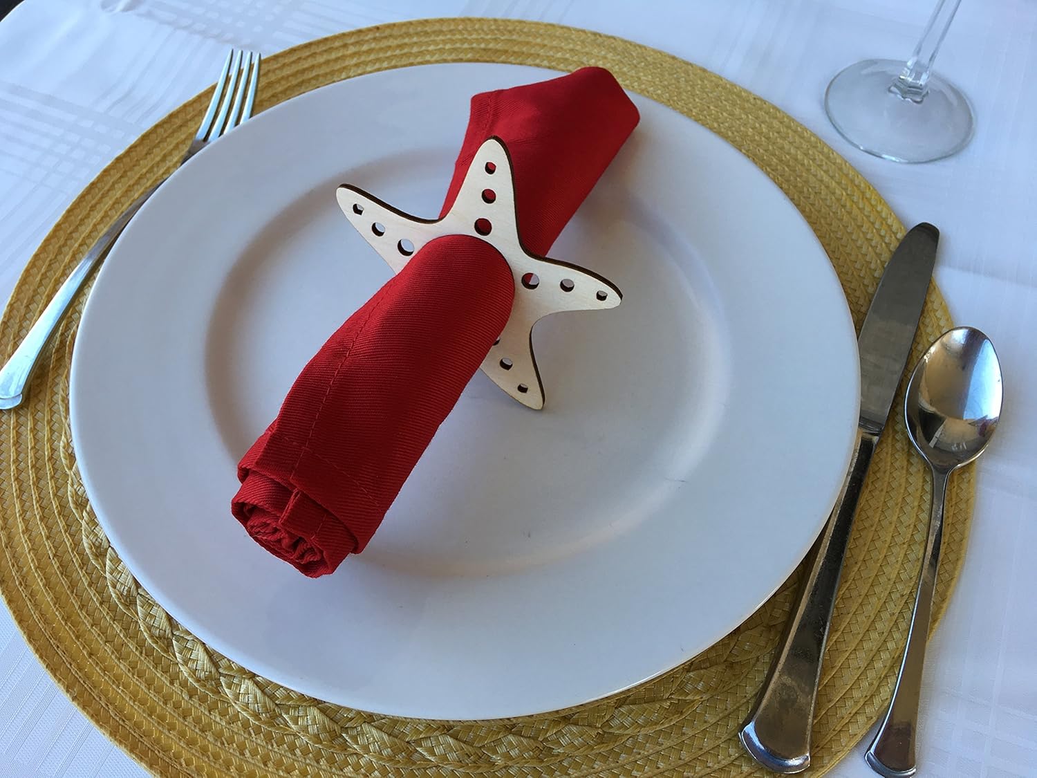 starfish napkin rings