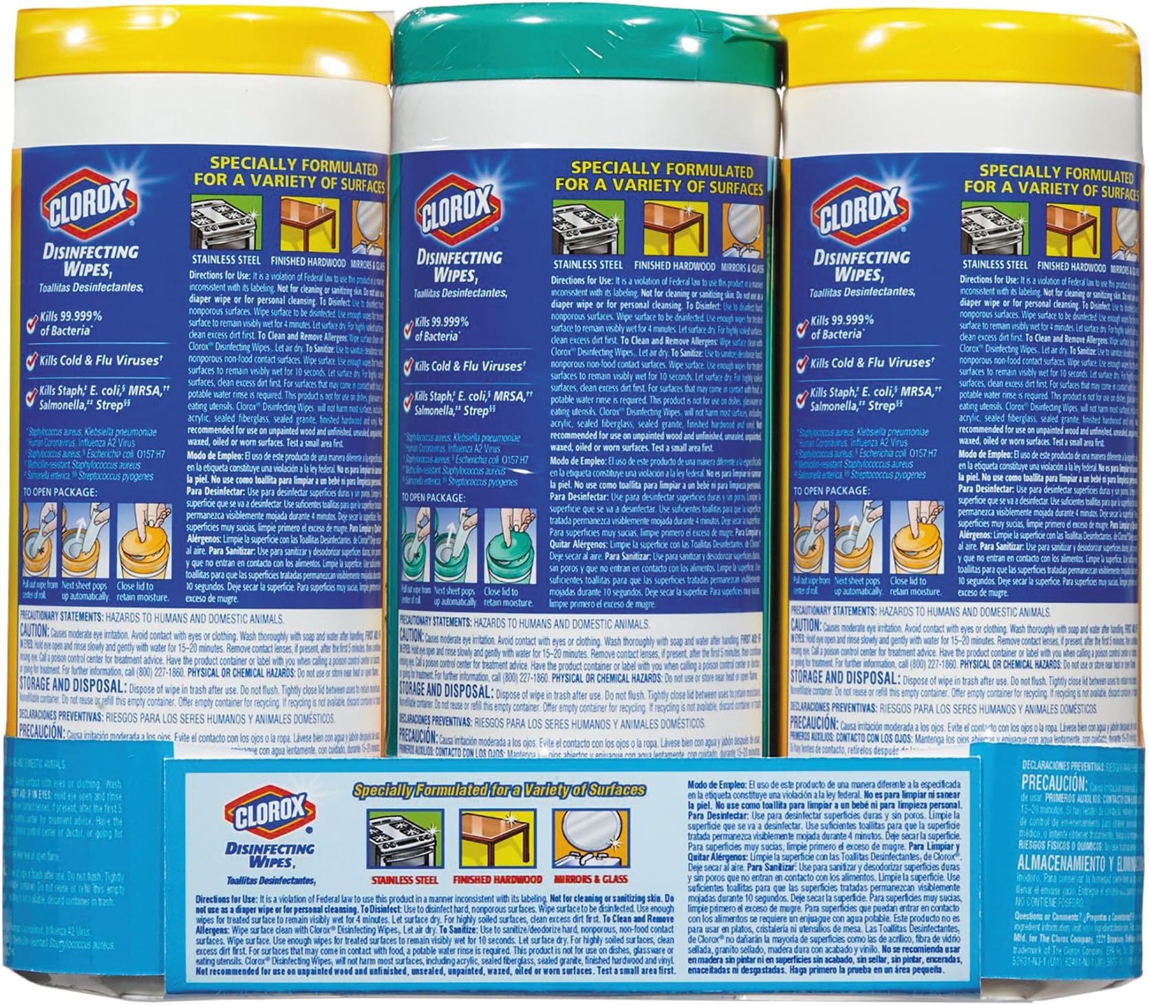 3pk 35ct Disinfect Wipes