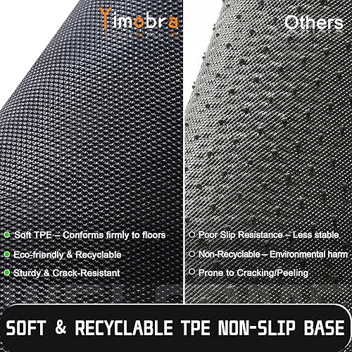 Miniatura 5 de Yimobra Tapete de bienvenida para interiores y exteriores, impermeable, resistente, para puerta delantera, entrada exterior, extra resistente,