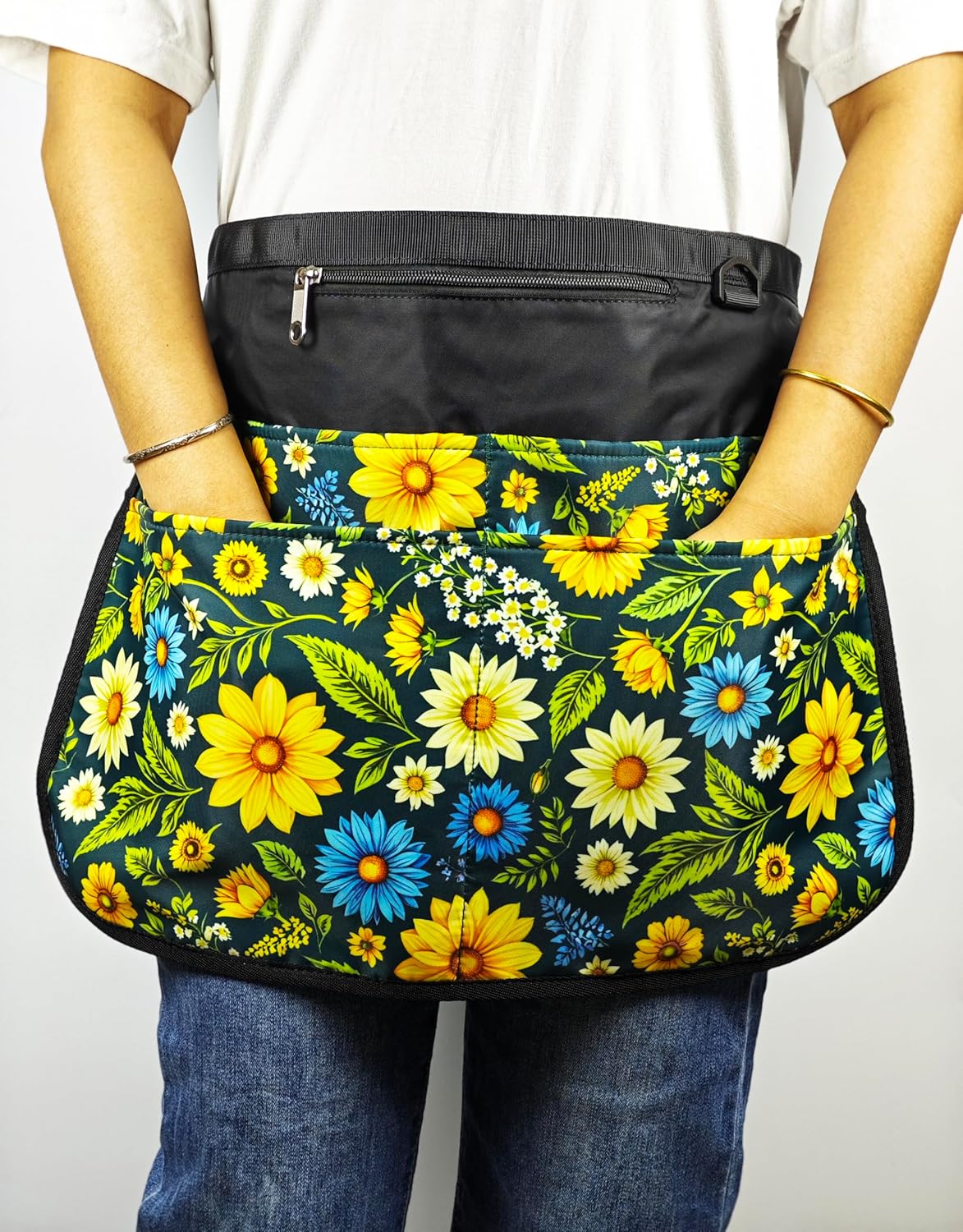 Garden Apron for Women with 7 Pocket,Half Florist Apron Harvesting Apron - Image 2