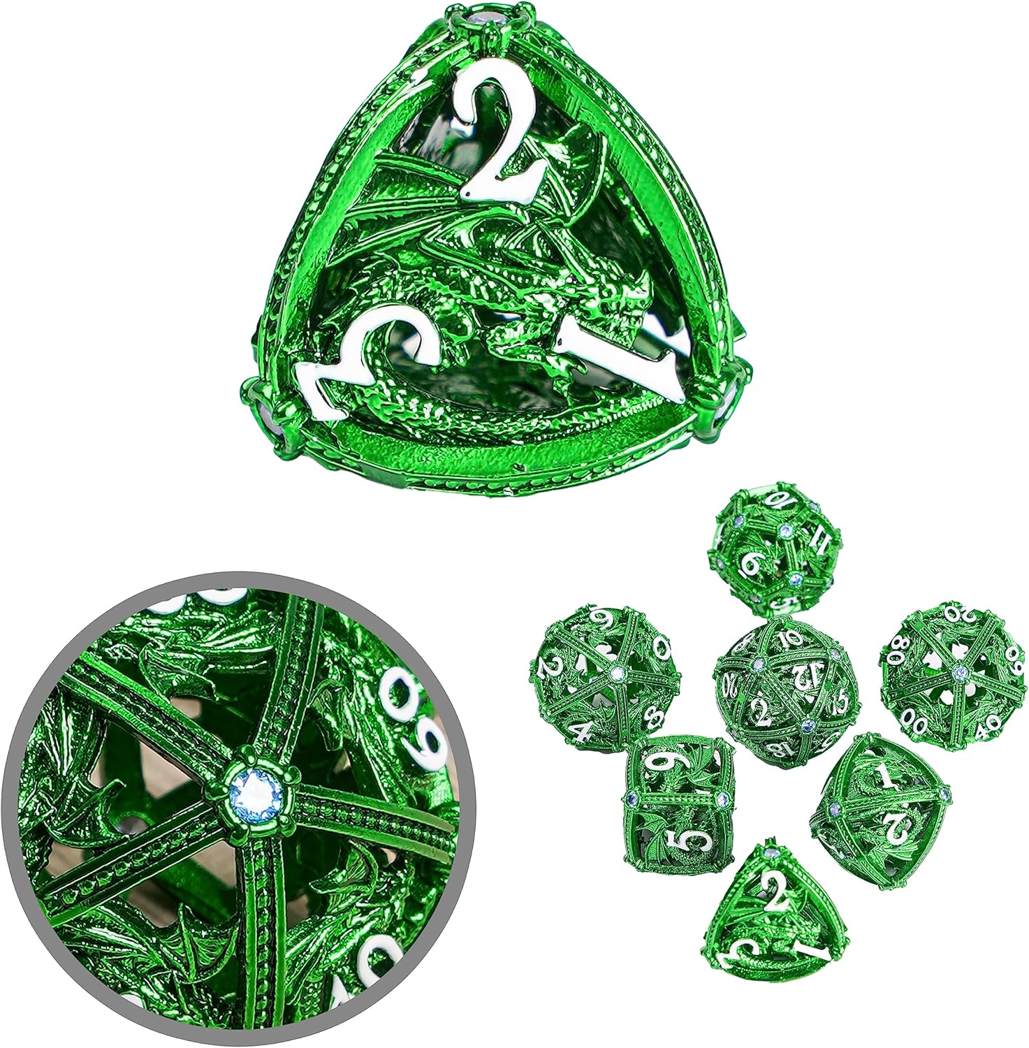 Metal Dice Set d&d Dungeons and Dragons Dice DND Dice Set