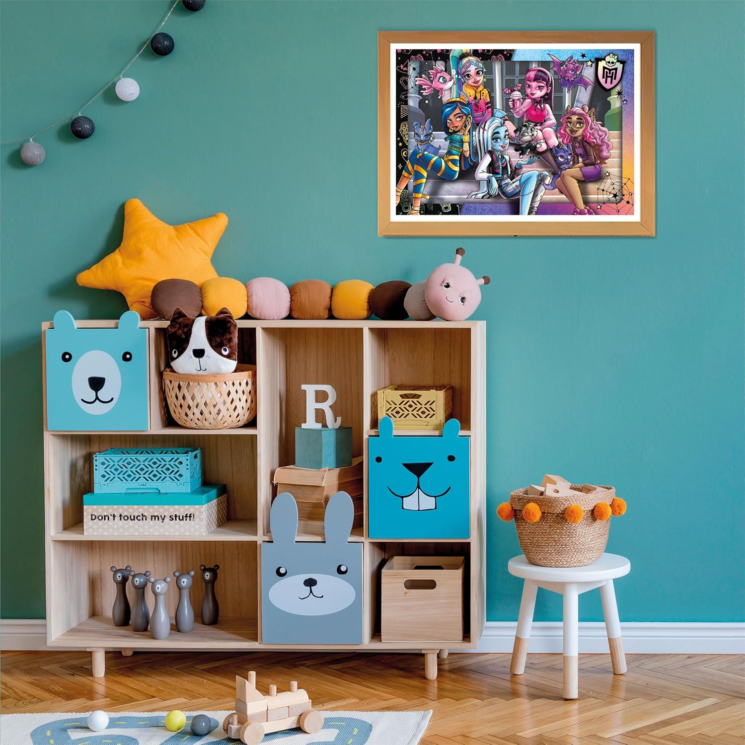 Clementoni - Monster High Supercolor High-180 Pieces, Children 7 Years, Develops Observation Skills, Logic and Manuality, Cartoon Puzzles, Made in Italy, 29791, Multicolour