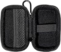 Vista 4 de alltravel Funda para mouse Logitech Pebble inalámbrico, bolsillo de malla para cable y unidad flash