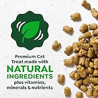 Vista 5 de Greenies Golosinas para gatos, golosinas dentales naturales para gatos adultos recomendadas por veterinarios felinos, sabroso sabor a salmón, bolsa