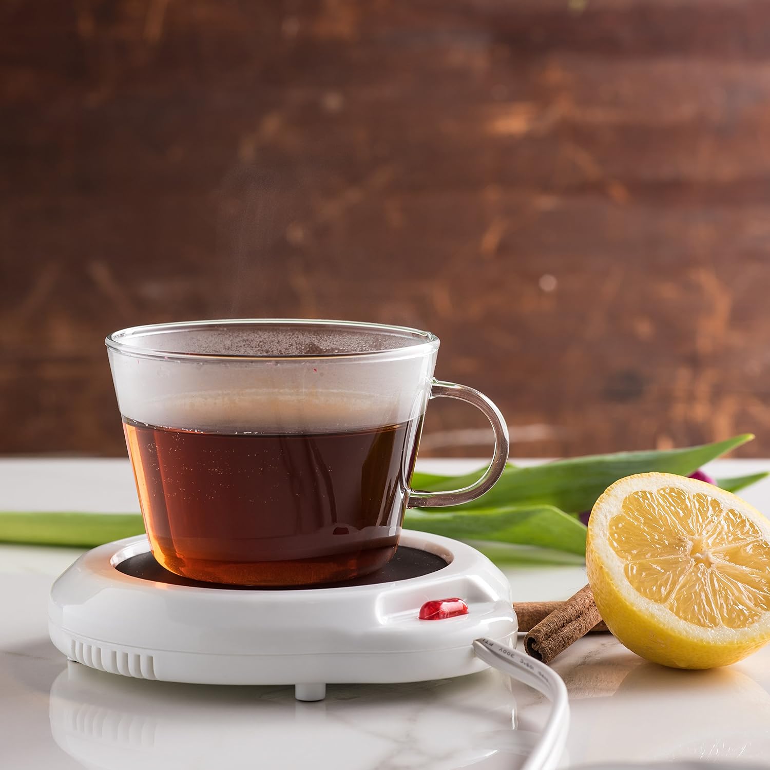 Bellemain Desktop Mug Warmer for Coffee, Tea, Cocoa, Soup, Scented Candles or Wax