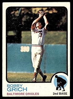 1973 Topps # 418 Bobby Grich Baltimore Orioles (Baseball Card) VG/EX Orioles