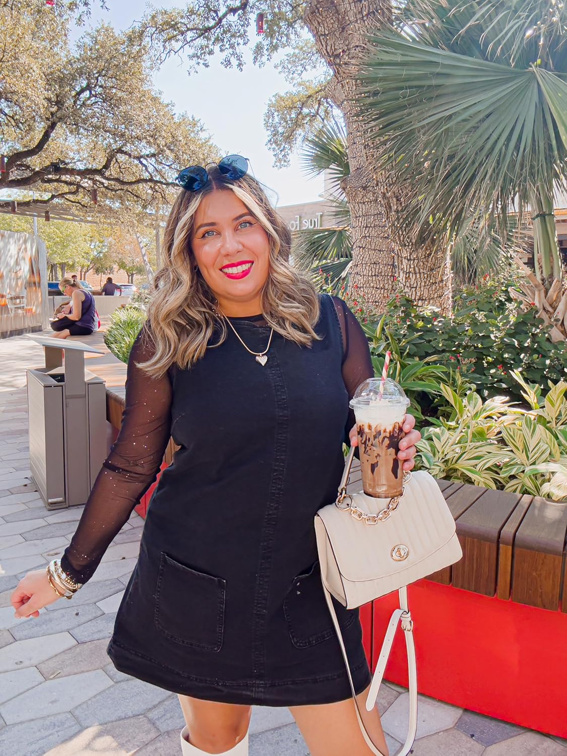 Womens Sleeveless Casual Denim Dress - Summer Crewneck Vintage Loose Jean Romper Overall Dress with Pockets - Image 5