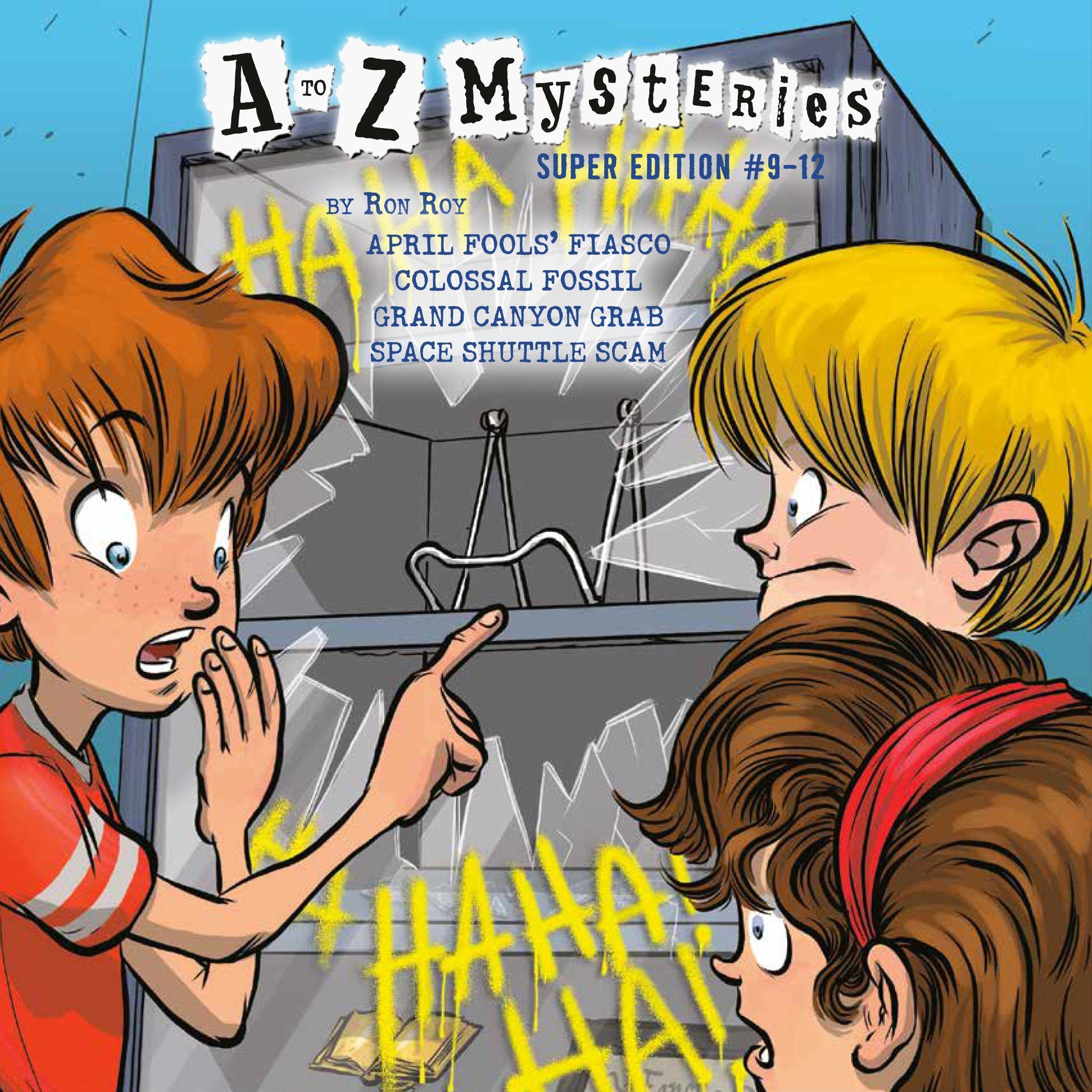 Cover art for A to Z Mysteries Super Editions 9-12