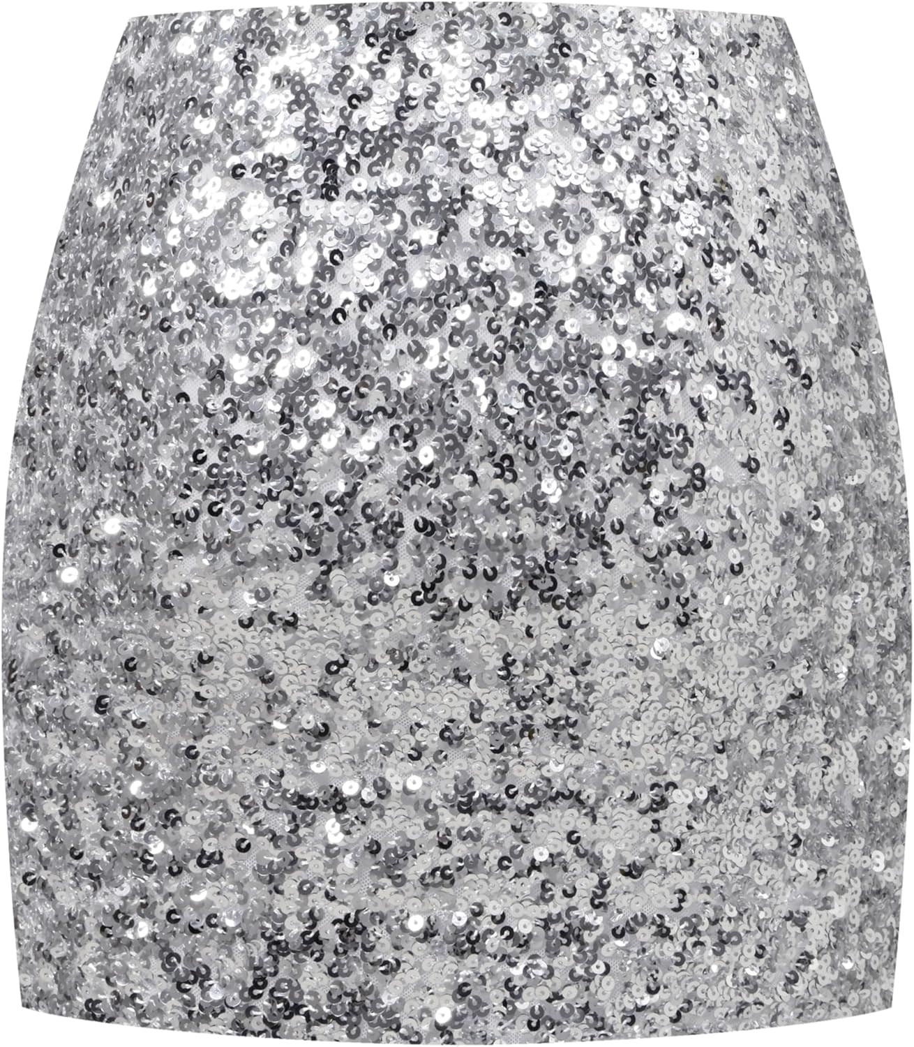 Formeet17 Women's Glitter Sequin Skirts Stretch Night Out Party Club Skirts - Image 4