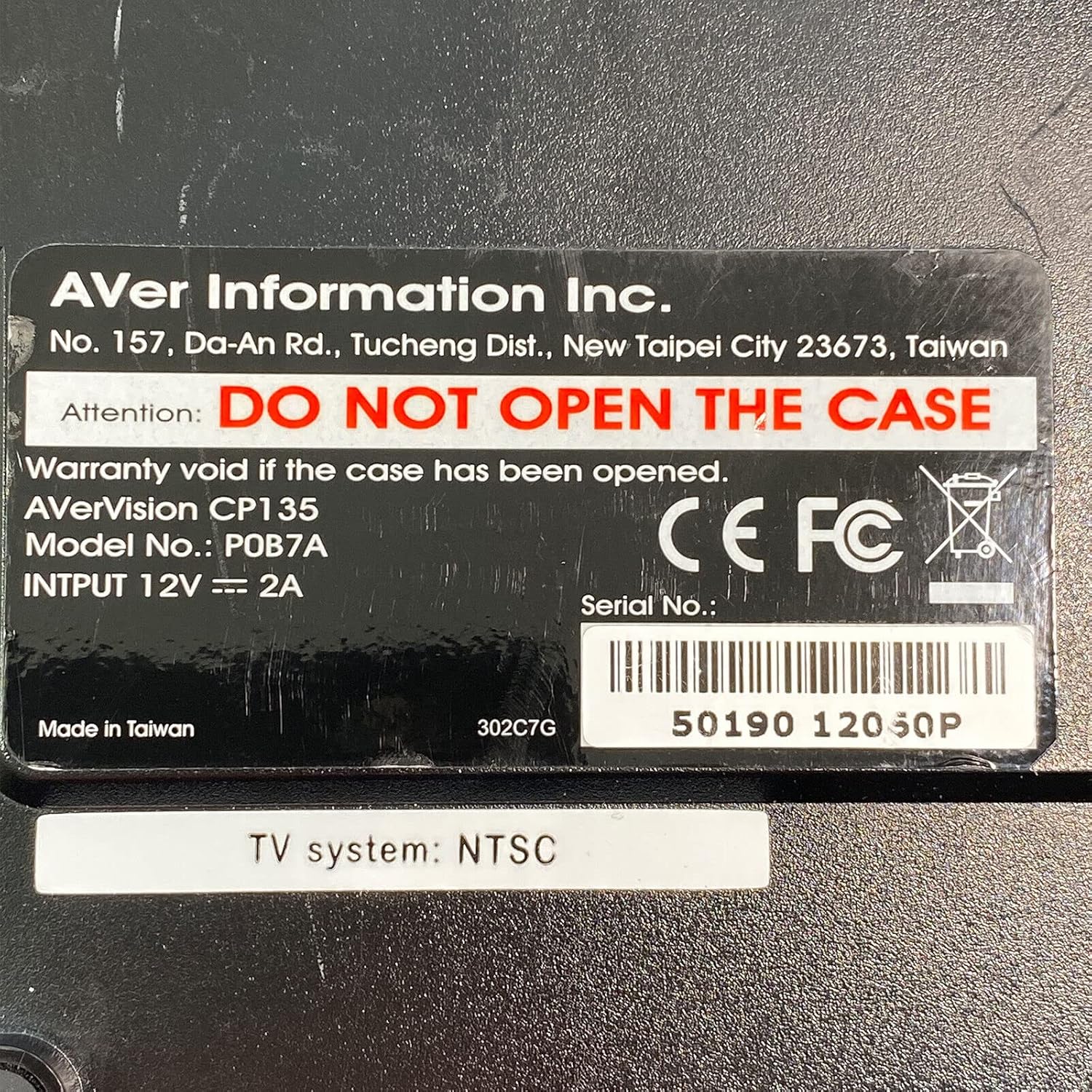 AVerMedia VISNCP135 AVerVision CP135 Portable Document Camera 0.50 CMOS - 3.2 Megapixel